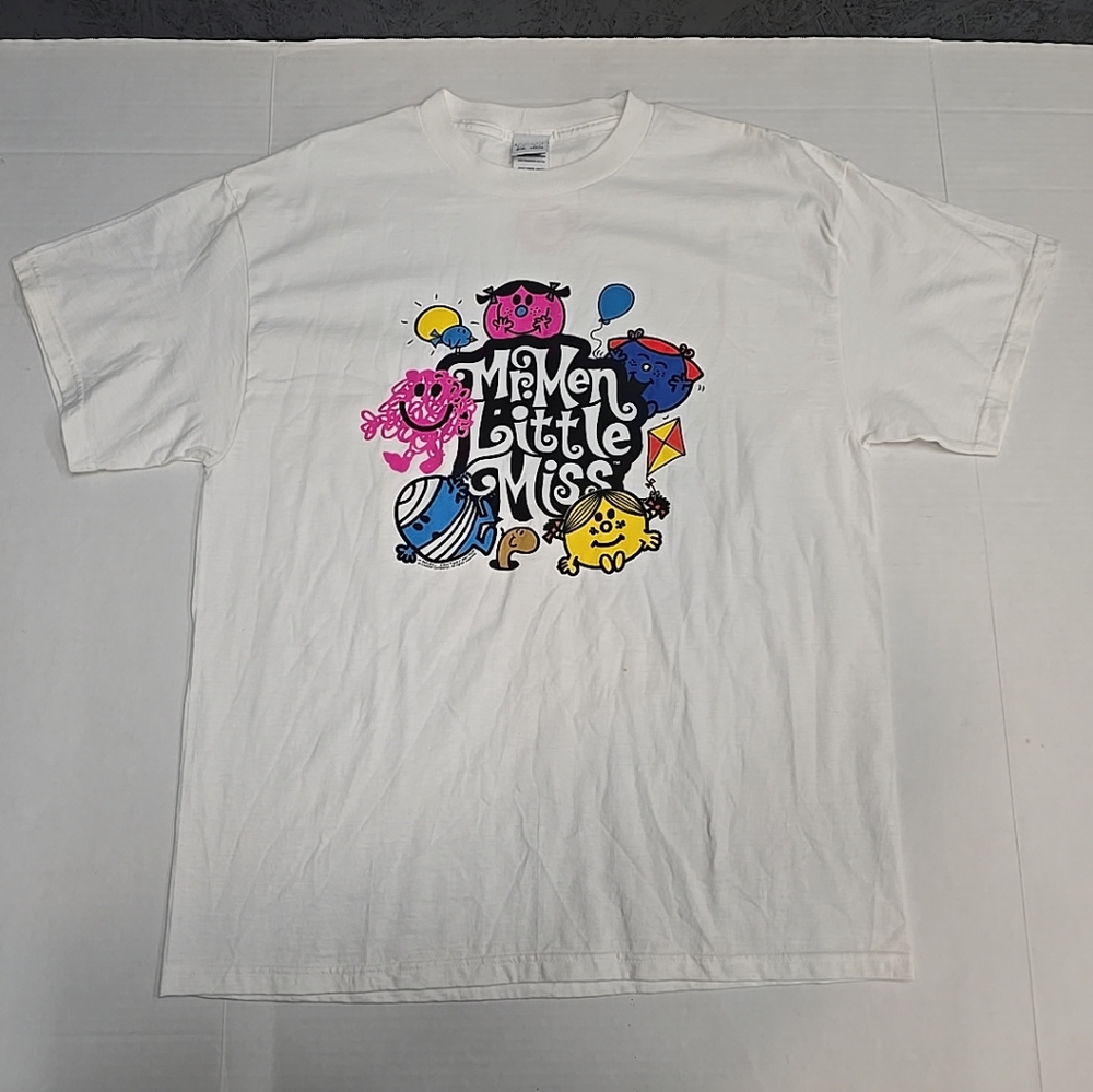 2007 Target Exclusive Mr.Men Little Miss Large Graphic Tshirt Size Large